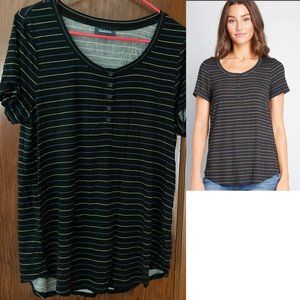 Modcloth Feeling Friendly Henley Top